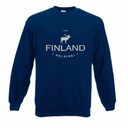 Collegepaita – Poro-Finland-Helsinki 1550 / Navy blue